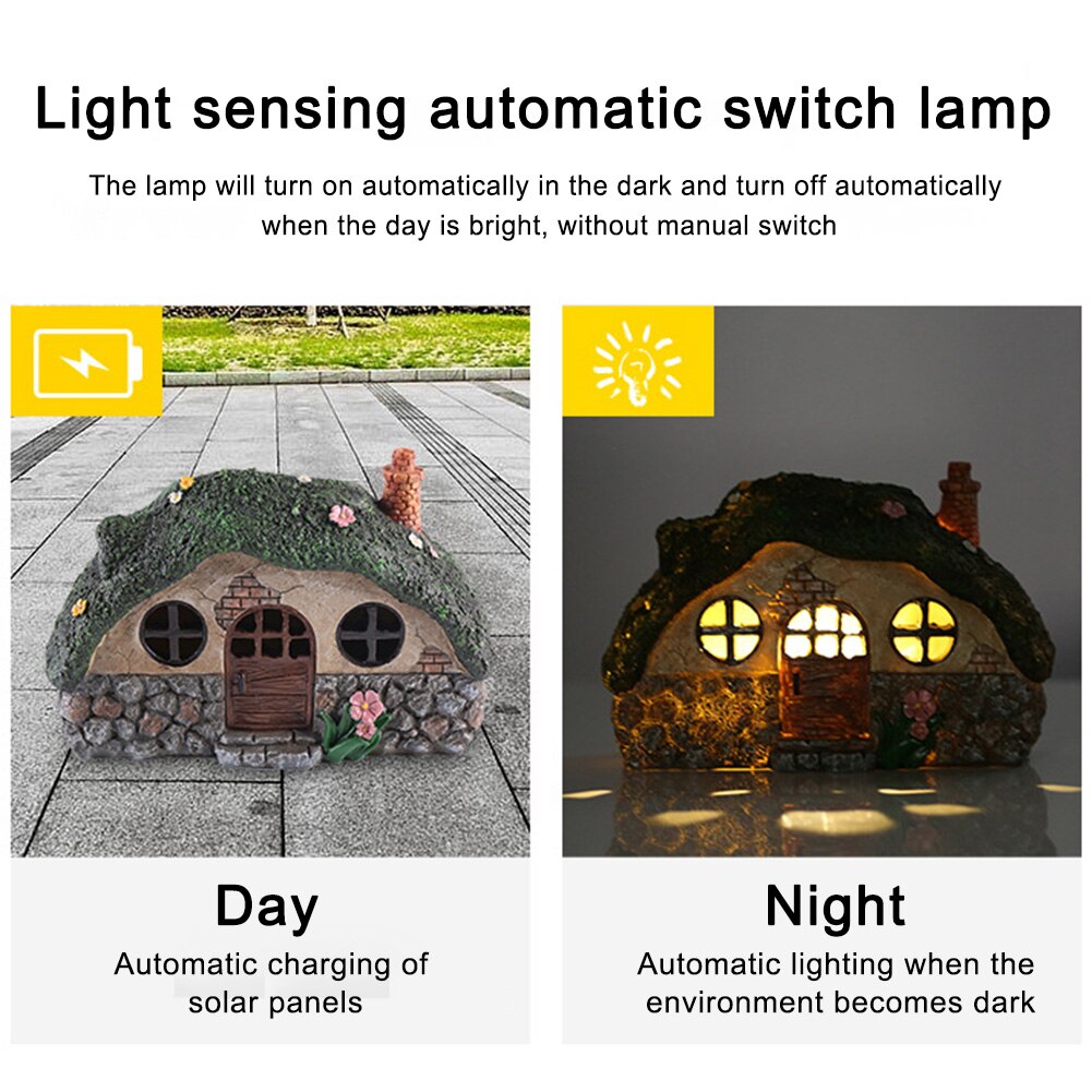 Solterrass utomhusdekoration belysning sagohus led trädgårdsljus