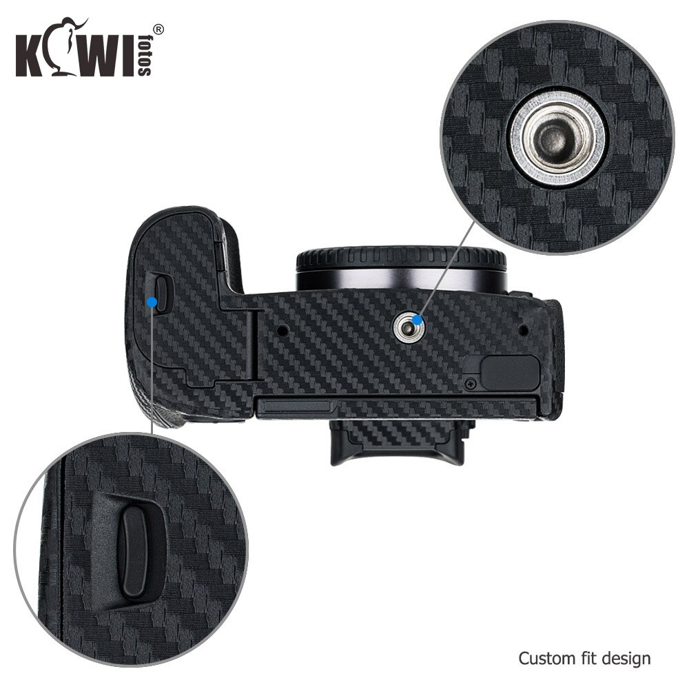 Cubierta de Cuerpo de Cámara antiarañazos, etiqueta de protección 3M para Canon EOS R, soporte de agarre antideslizante, Protector de piel, película de fibra de carbono