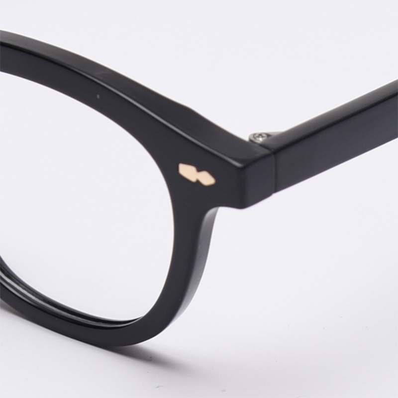 Occhiali Johnny Depp occhiali da uomo anti-blu chiaro per computer occhiali rotondi trasparenti da donna design del marchio TR90 cornice retrò