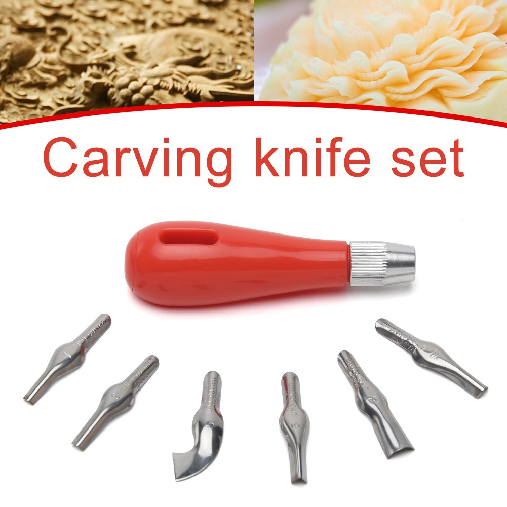 Carving Tool Art Supplies Portable Ergonomic ABS LInoleum Cutter DIY Engraving Manual School Multifunctional Practical
