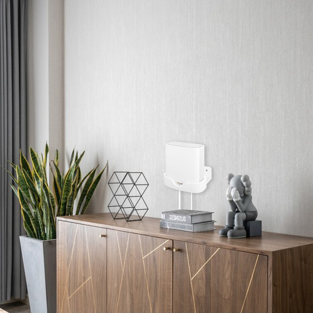 ABS Wall Mount Holder for ASUS ZenWiFi XD6 / XD6S,Sturdy Stylish WiFi Router Shelf Wall Mounted Bracket for ASUS XD6 / XD6S