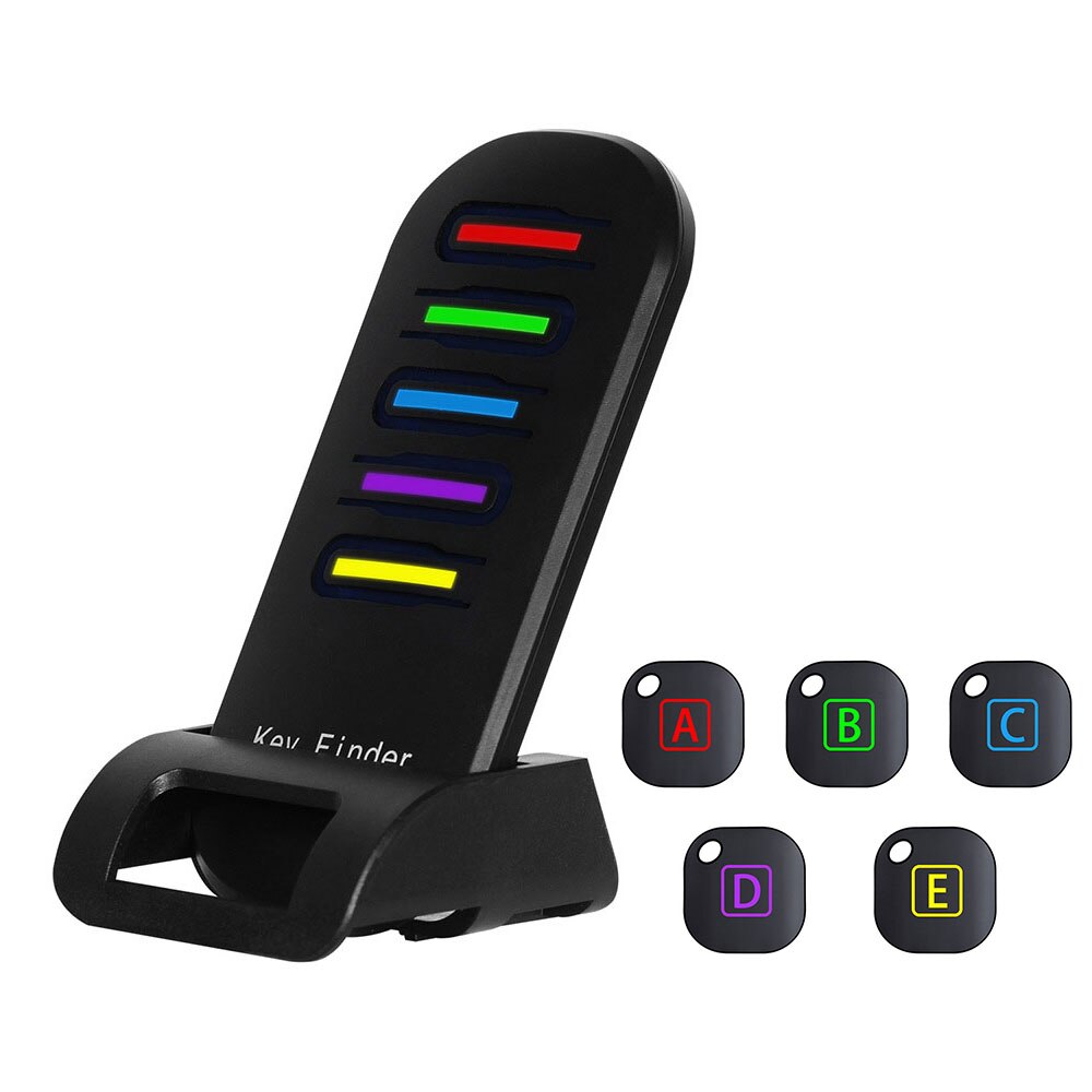 Receptor Tracker Locator Perdido Chaveiro Alarme Key Finder Locator Rastreador Carteira 5 Em 1 Remoto Localizador Chave Sem Fio Bluetooth: Default Title