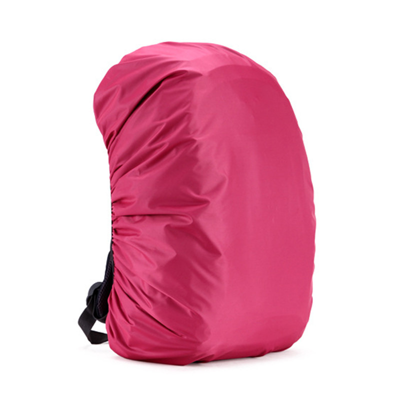 35L torba na zewnątrz alpinizm plecak składany wodoodporna osłona przeciwdeszczowa deszczu na plecak: różowy