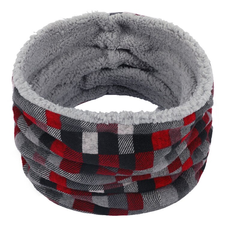 hiver en peluche foulards pour enfants anneau foulards garçon fille foulard épais cou porter accessoires enfants col en laine écharpe: D20