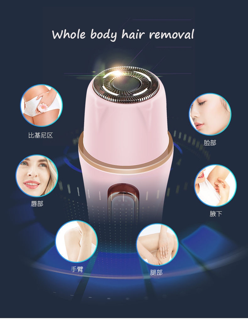 Elektrisk øjenbrynstrimmer 4- i -1 smertefri brynformning hårtrimmer mini shaver barbermaskiner bærbare makeupværktøjer til ansigtshårfjerner