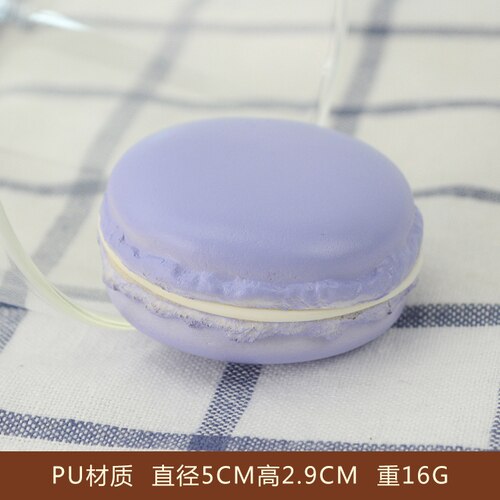 1 stk madfotografering indretning simulation donuts macaron rekvisitter mad model dessert bord snack dekoration kunstig kage boligindretning: Macaron lilla