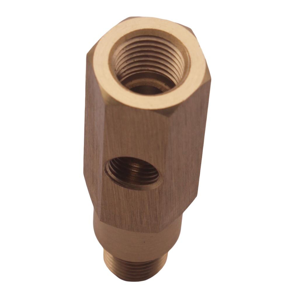 Oil Pressure Gauge Adapter 1/4 NPT Brass SAAS T Piece Sender Falcon BA BF FG 6/8