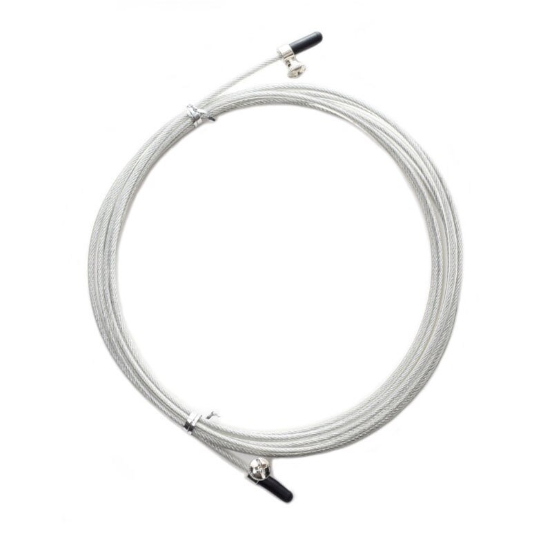 Fil d'acier avec vis pour cordes à sauter, 3m, rechange, Crossfit, câble métallique remplaçable, corde à sauter de vitesse: Silver