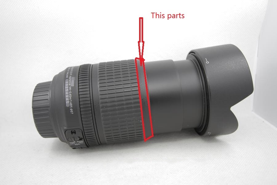 Ersatzteile Für Nikon AF-S DX NIKKOR 18-105mm F/3,5-5,6G ED VR Objektiv Zoomen Dichtring Einheit