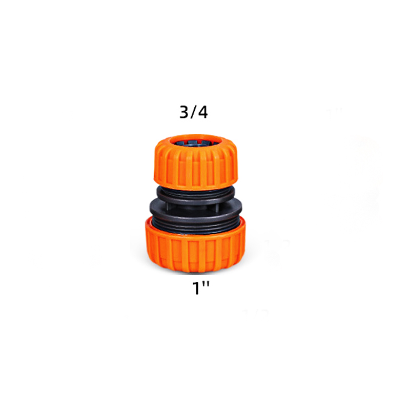 Adaptateur rapide pour tuyau d'arrosage, 1/2 "3/4" 1 ", 12mm 19mm 25mm, réparation de connecteur en plastique, connecteur de tuyau étendu, système d'irrigation: WHITE