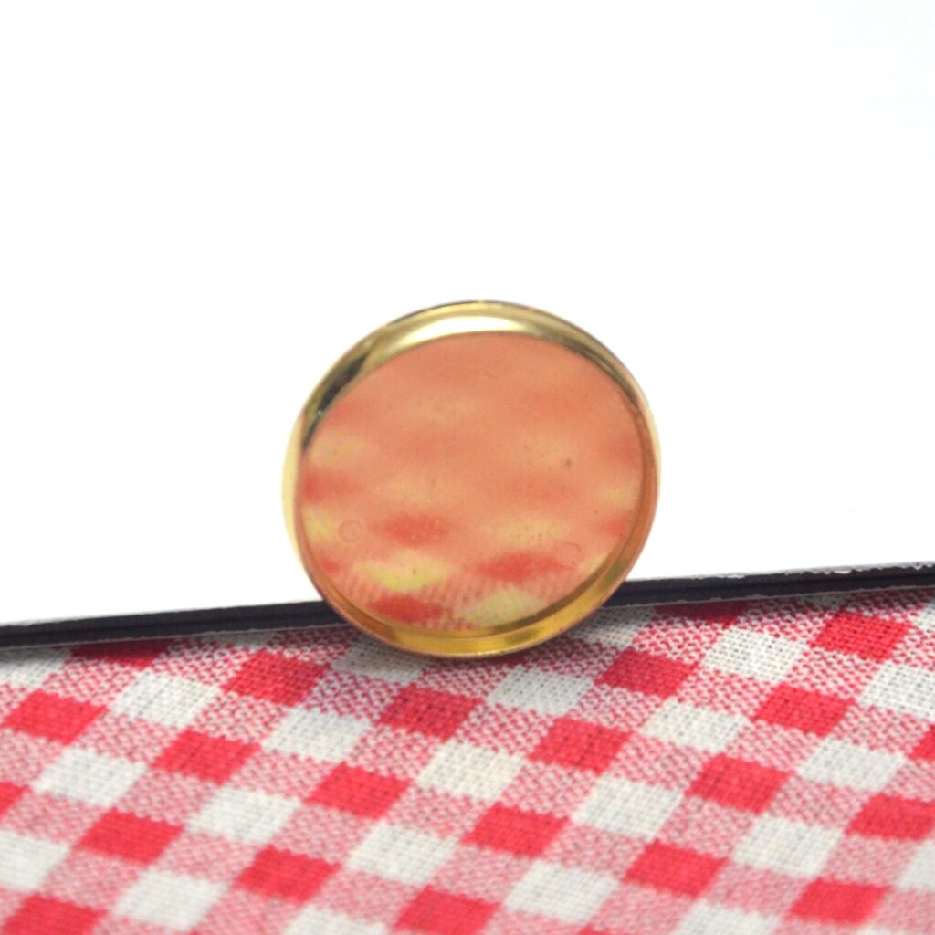 12pcs 35mm Disc Binding A4 Binder Ring for Notebook Paper Ring Planner Ring Binder Mushroom Hole Binder Gold Binding Discs
