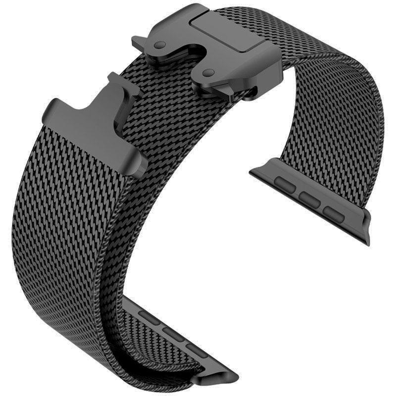 Cinturino ufficiale in titanio 1:1 per Apple watch Ultra Band 49mm S10 46mm 42mm 45mm 44mm Bracciale milanese iWatch 10 9 8 7 6 5 SE 4 3: GREEN BLUE