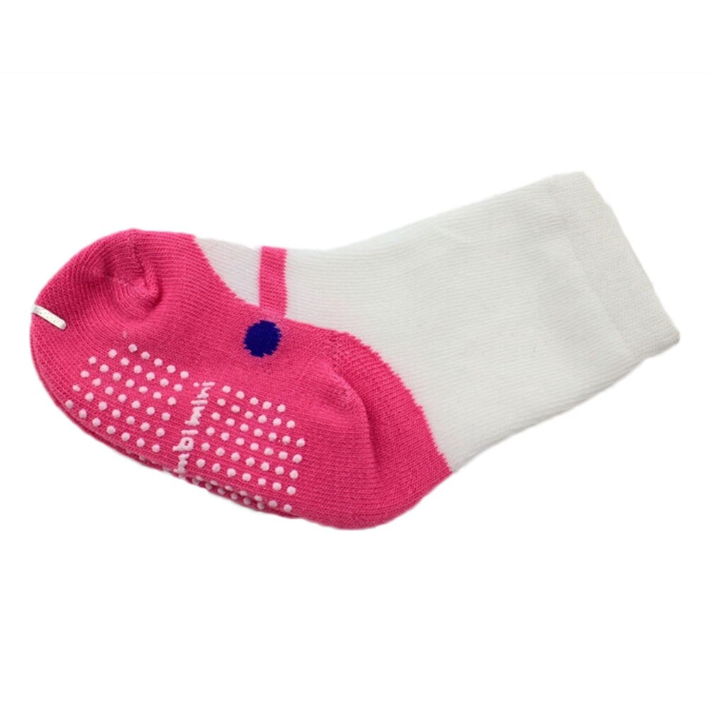Baby Girl Warm Socks Dot Children Cute Slip Shoes Cotton Socks Kids 3 Colors: PK