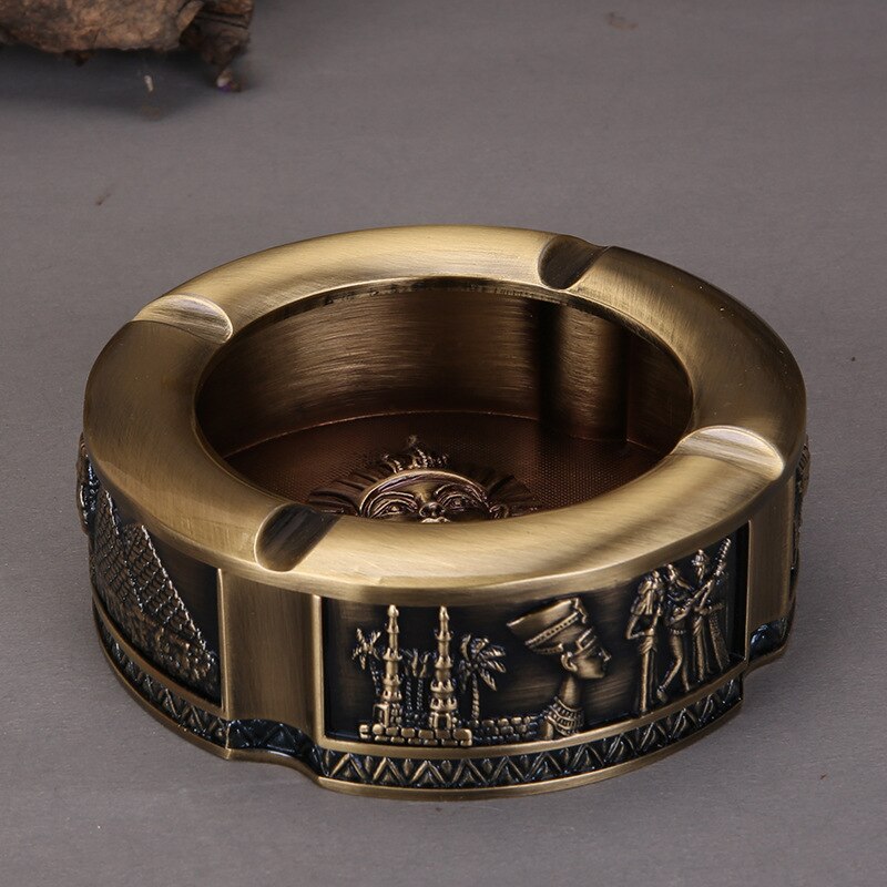 Ancient Egyptian Pharaoh Ashtray Zinc Alloy Metal – Grandado