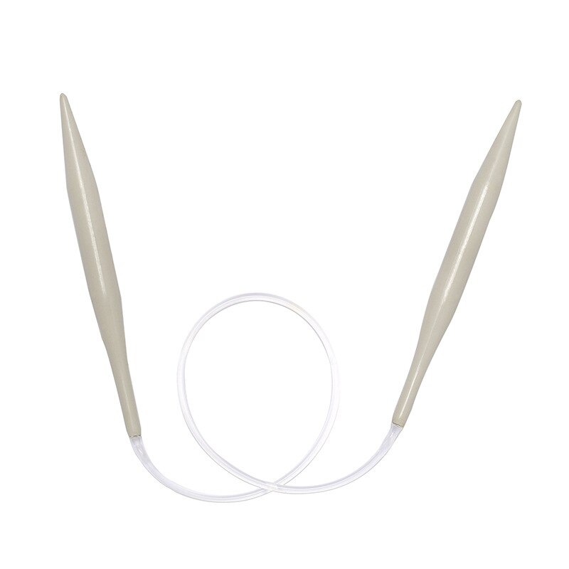 1PC Aluminum Circular Knitting Needles 80cm Smooth Tube Crochet Needles for Knitting DIY Weaving Pins Craft Tools 2-12mm