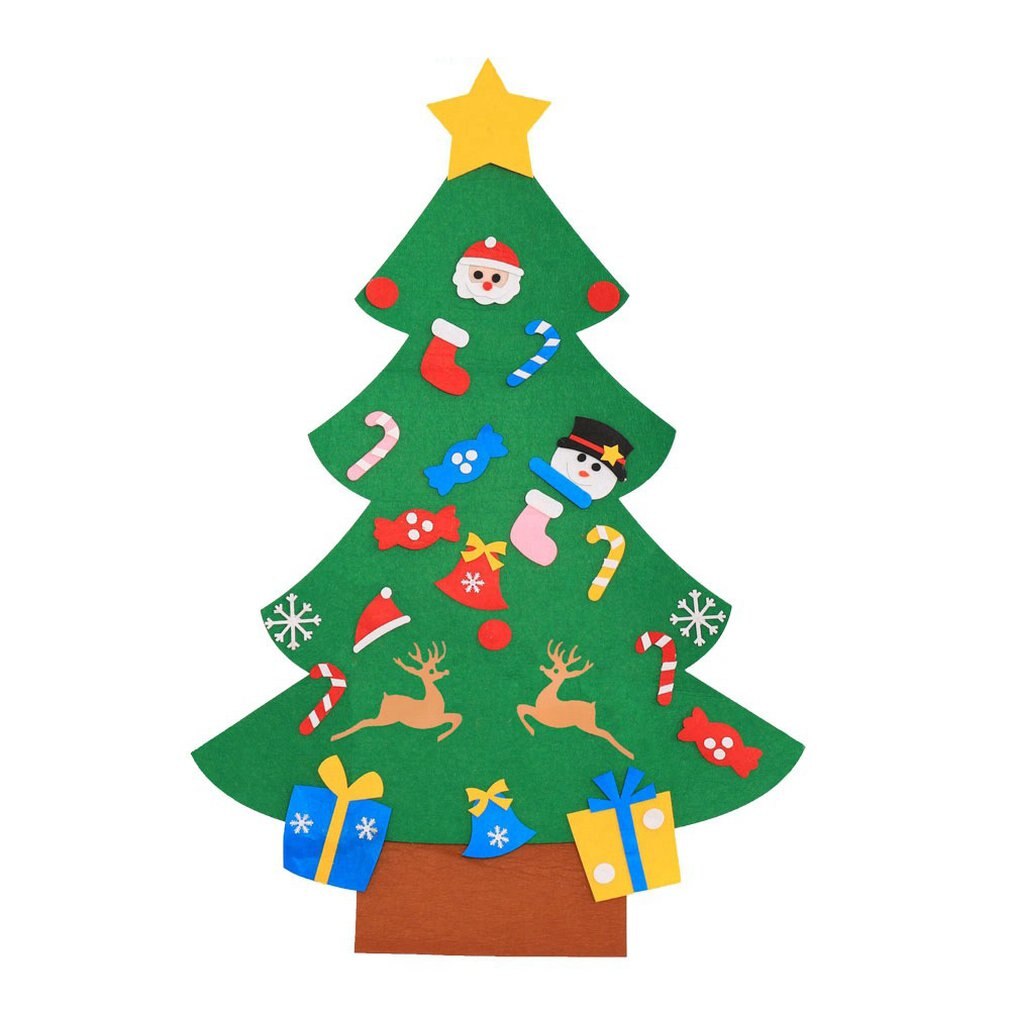 Kerstversiering Kinderen Handgemaakte Diy Stereo Kerstboom Kinderen Hanger