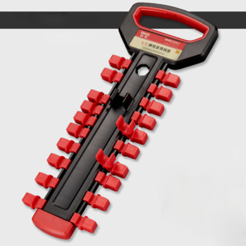 Jeu de clés à douille, organisateur de rangement, entraînement 1/4 "3/8" 1/2 ", Interface carrée, plateau à douilles, support coulissant, support de clés à douille