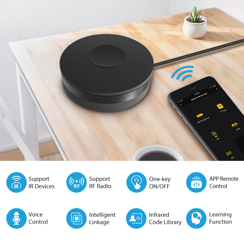 NEO WiFi IR Control remoto inteligente inalámbrico infrarrojo multifunción IR RF Control remoto Control de voz inteligente serie WiFi