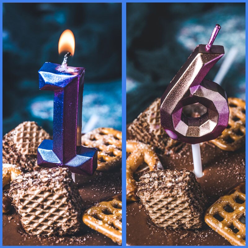 Verjaardag Kaarsen 1 2 3 4 5 6 7 8 9 0 Gold Kids Jongen Meisje Verjaardag Voor Cake Party levert Decoratie Cake Kaarsen