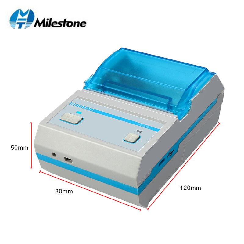 Milestone Thermal Label Printer Bluetooth Barcode Printer Support Android IOS Mini Wireless Bar Code Label Maker
