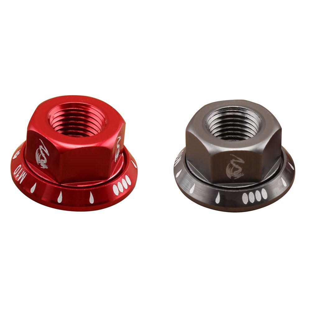 M10 MTB Road Bike Drums Screws Bicycle Rear Axle Nut Folding Bike Fixed Gear Hub Screw