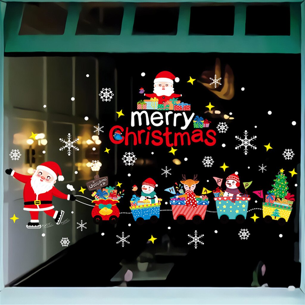 Weihnachten Mauer Aufkleber groß Nase Rentier Einkaufen Fenster Glas Dekor Fröhlich Christmas Dekorationen Pro Heimat Festival Wandgemälde Decals #20: B