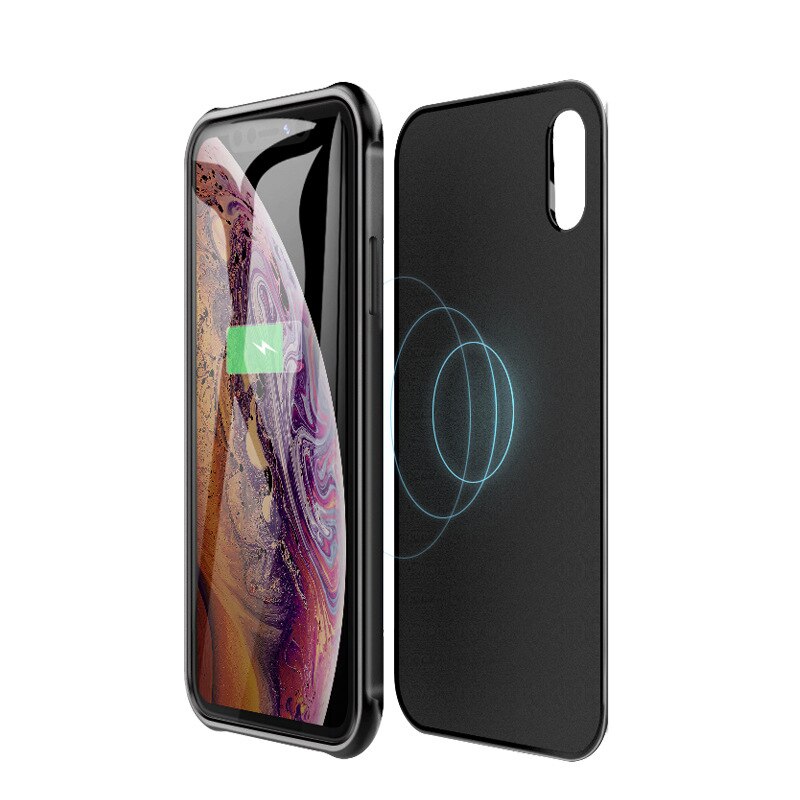 Funda cargadora de batería inteligente Leioua de 5000Mah para Iphone X Xs 5500 Mah para Iphone Xr Xs Max