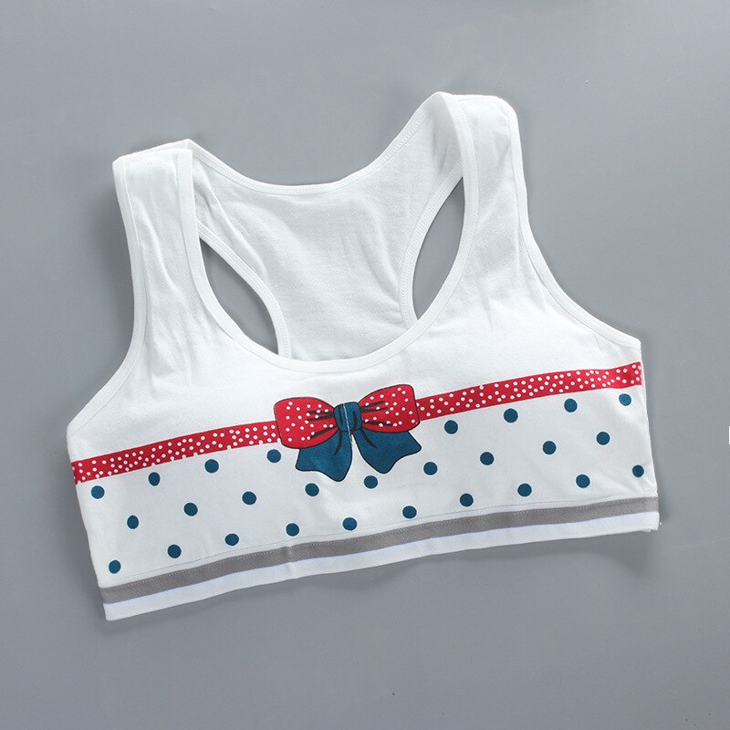 Bras Voor Tienermeisjes 12 Meisje Training Bras Kids Soft Ondergoed Meisjes Accessoires Ademend Kinderen 14 8-15y Tiener Ondergoed 10: WHITE