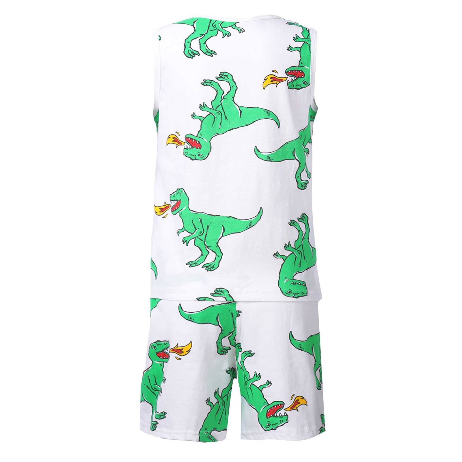 Pigiami per bambini pigiami per bambini pigiami per bambini set di vestiti senza maniche in cotone Cartoon 2 pezzi set pigiami pigiami per bambini 2 4 6 8 10 anni