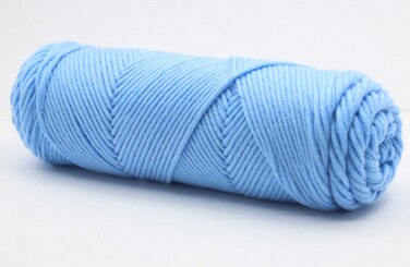 Fil de soie naturel doux, 500 g/lot, fil épais pour tricoter, laine bébé, crochet, écharpe, pull, fil de tissage,: 08 skyblue