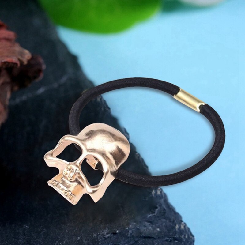 Halloween metalen schedelbot haarband haaraccessoires, haarband elastische haarband, haaraccessoires, sieraden vrouwen
