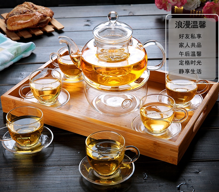 best choice glass teaset, whole teapot sets, Home ware teapot kettle supply,600-800ml glass tea set