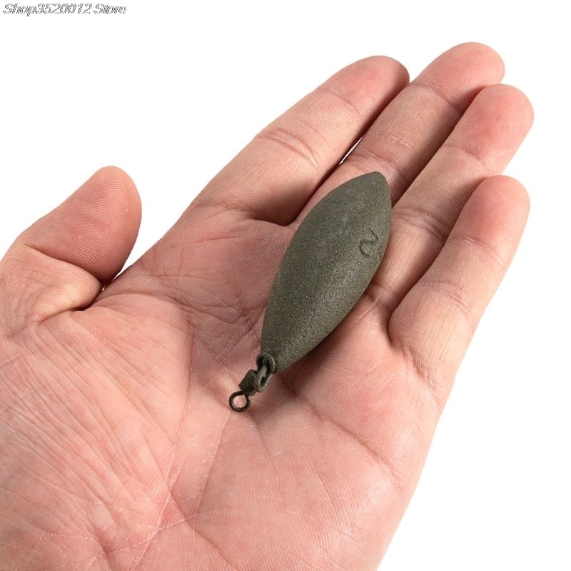 Fiske sänkare bly vikt oval form vikter vridbar tackla karper leder tillbehör 71g/85g/99g/127g/142g