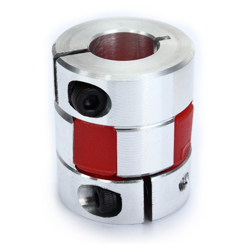 Duurzaam 12mm x 12mm Aluminium Flexibele-spider Askoppeling OD25mm x L30mm CNC Stappenmotor Koppeling Connector