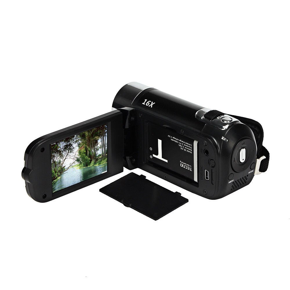 Camera Camcorders, 16MP High Definition Digitale Video Camcorder 1080P 2.7 Inch Tft Lcd-scherm 16X Zoom Draagbare