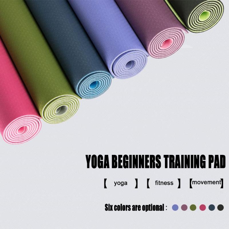 1830*600*6mm tpe luistamaton joogamatto mauton pilates-kuntosali liikuntatyynyt aloittelijalle rullattava kevyt joogamatto