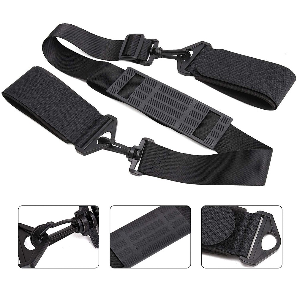 Adjustable Nylon Skiing Pole Shoulder Hand Carrier Lash Handle Straps Porter Hook Loop Protecting For Ski Snowboard