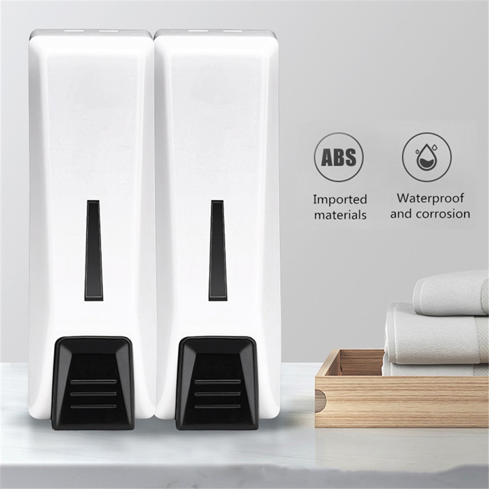 Single/Double/Triple Soap Dispenser Wall-mount Shower Bath Shampoo Dispenser Liquid Soap Container Bathroom Accessories
