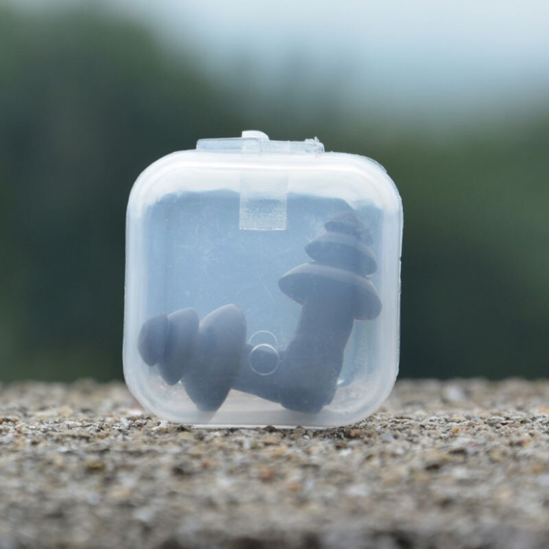 Soft mushroom Silica gel Ear Plugs Tapered Travel Sleep supplies Noise Prevention Swimming waterproof Earplugs MR125