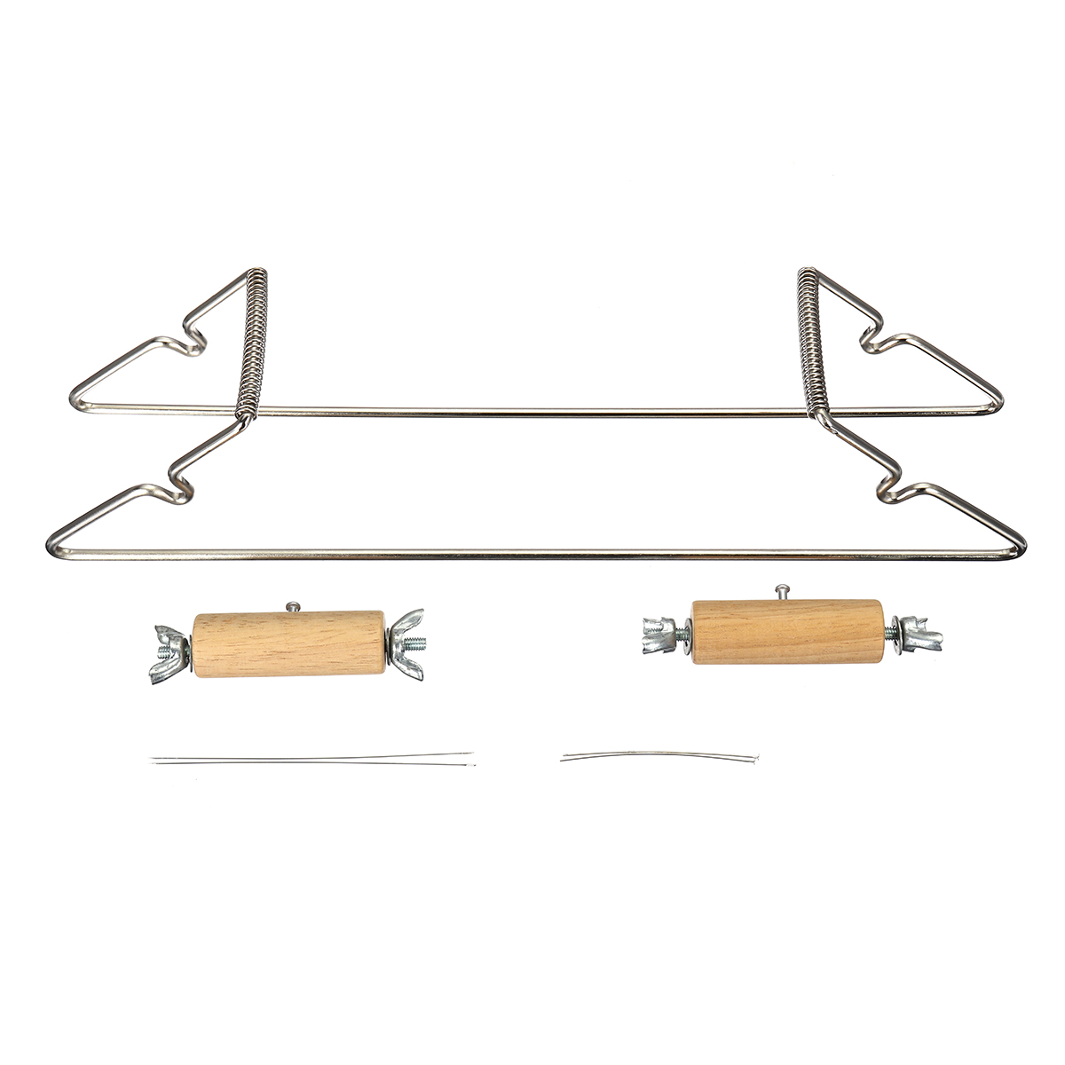 Perle Webstuhl Kunst Handwerk Gürtel Stirnband Schlüssel Kette Weben, Der Maschine Friesen Werkzeug Metall + Holz Tragbare Leichte 32x6,5 cm