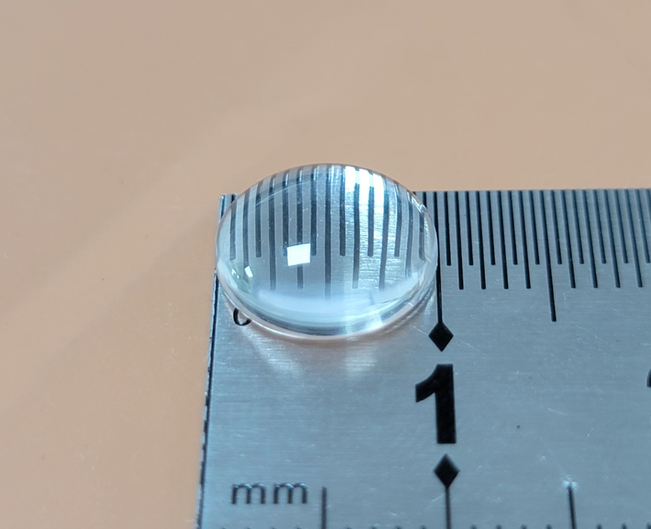 Średnica soczewki szkła 4MM 5MM 6MM 8MM 10MM 11.6MM 11.8MM 12MM optyczna soczewka płasko-wypukła, dioda doprowadziło dużej mocy soczewki: Kwiat brzoskwini