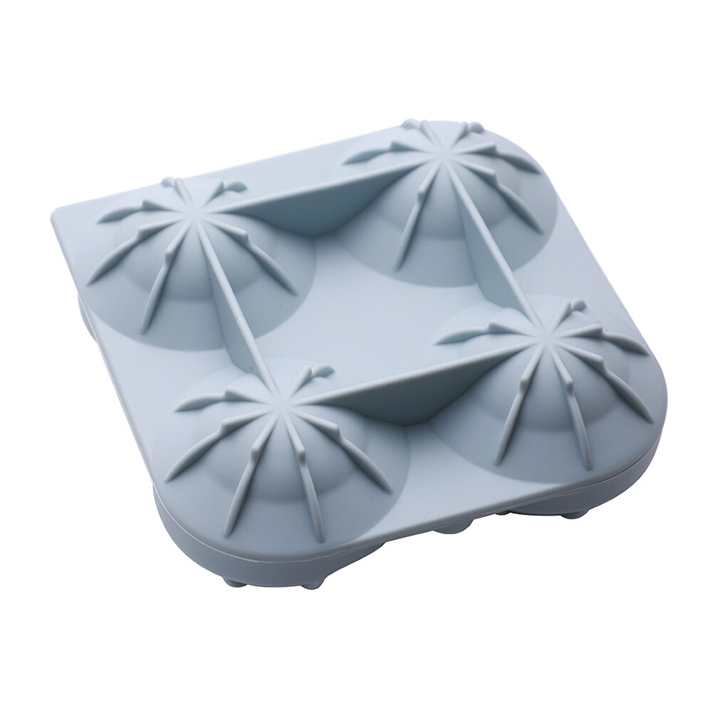 Isbollsmaskin 4 rutnät luktfri matklassad silikon isformbricka husgeråd sdf-ship