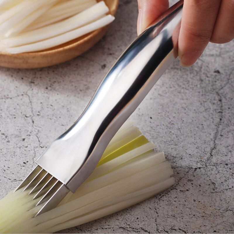 Stainless Steel Onion Cutting Knife Onion Knife Cutter Onion Knife Cutter