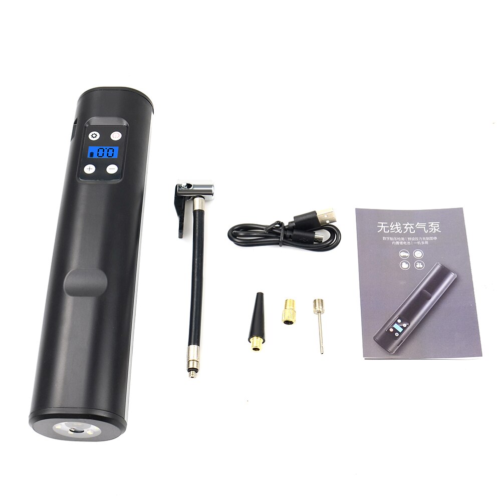 Car Wireless Inflatable Pump Portable Handheld 12 V Car Air Pumps Electric Tire Inflator Car Bike Digital Tire Inflator Pump