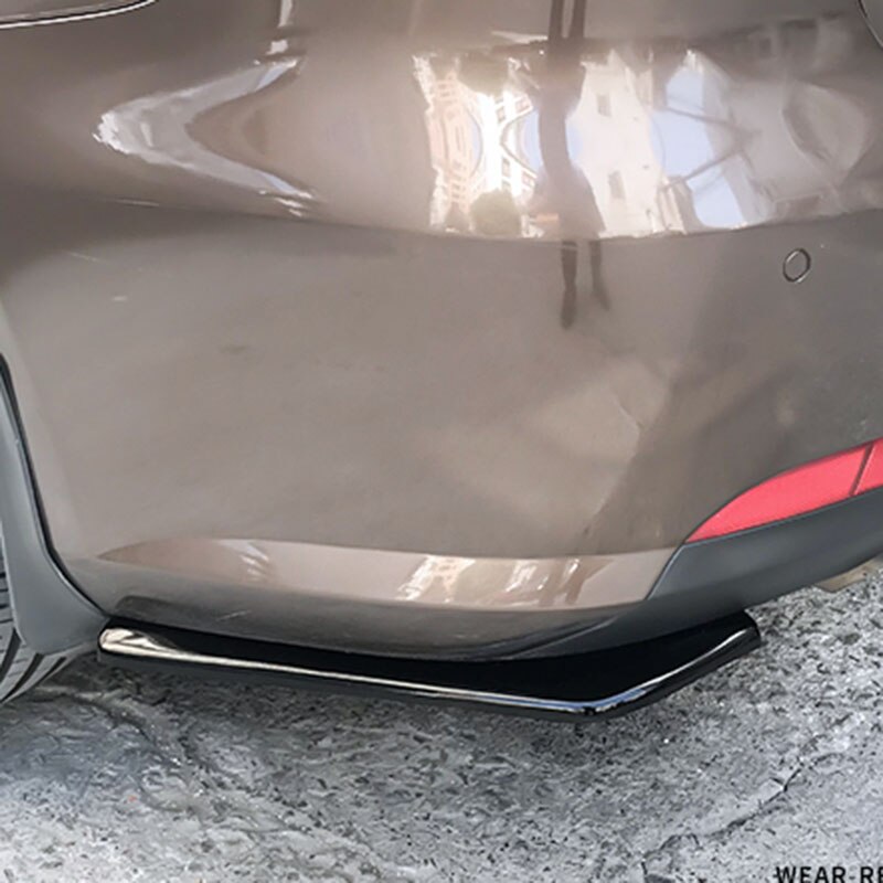 2 pieces Universal rear bumper lip spoiler diffuser for Suzuki SX4 SWIFT Alto Liane Grand Vitara Jimny SCross