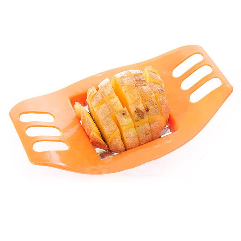 1 pc Rvs Aardappel Cutter Franse Fry Cutter Aardappel Groente Slicer Chopper Keuken Accessoires Keuken Gereedschap Gadgets