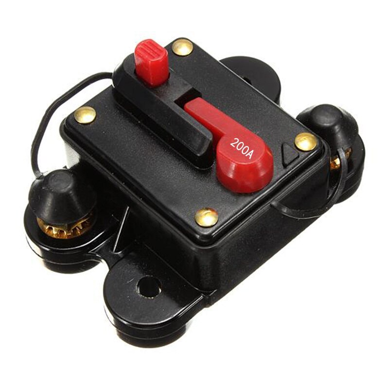 200A Amp Stroomonderbreker Auto Marine Stereo O Inline Vervangen Zekering 12V-24V