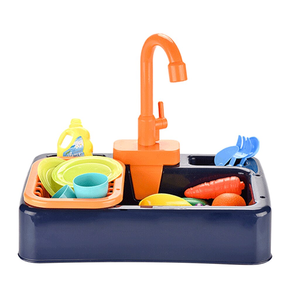 Feeder Parakeet Cockatiel Automatic With Faucet Battery Operated Multifunctional Circulation Toy Bird Bath Tub Parrot Shower: Blue