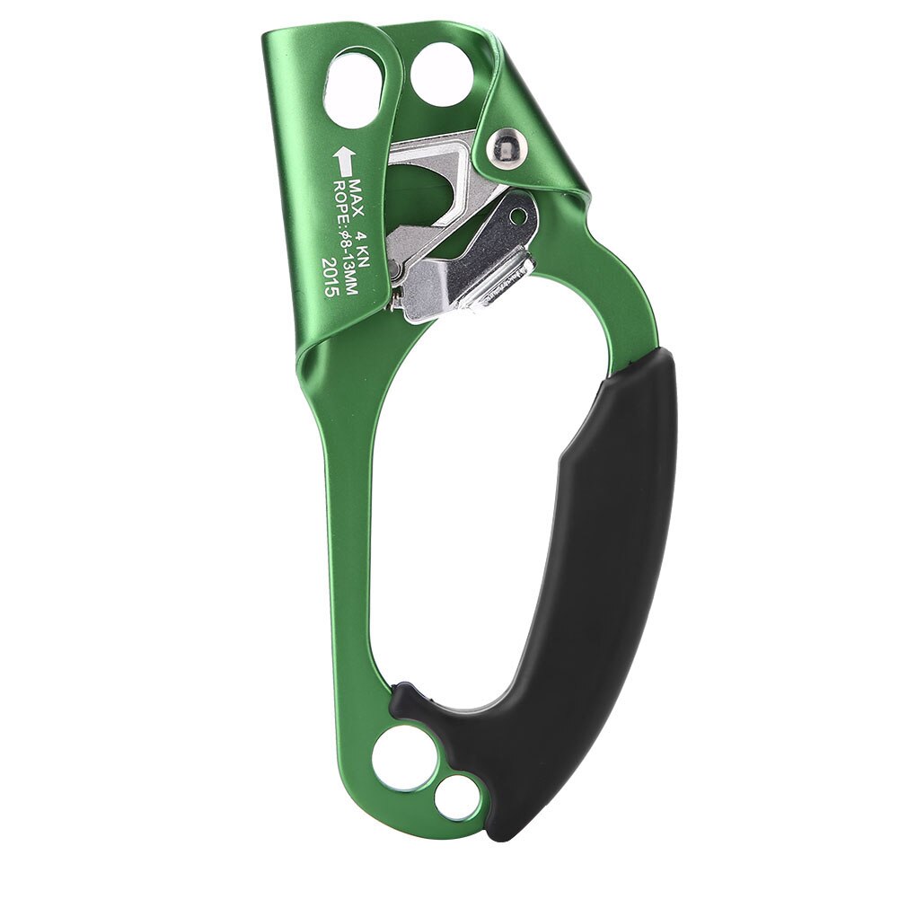 Right Hand Climbing Rope Handle Clamp Rock Climbing Rope Tools Jumar Clamp Right Hand Ascender Device Mountaineer Handle: 03