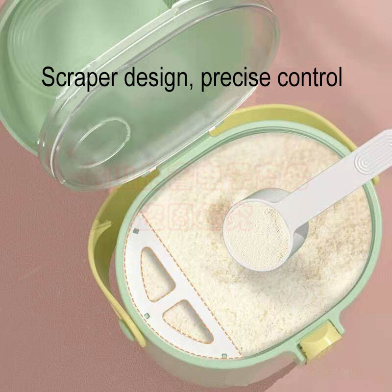 Portable Baby Food Storage Box Essential Cereal Cartoon Infant Milk Powder Box Toddle Snacks Container For Storing Food
